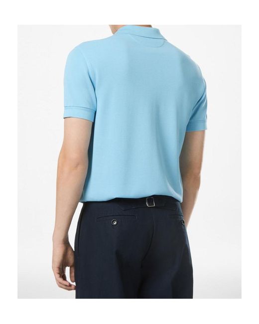 Tom Ford Blue Classic Knit Polo Shirt for men