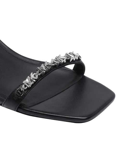 MICHAEL Michael Kors White Dina Embellished Sandals
