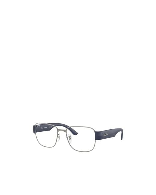Ray-Ban White Frameless Flat Mirror for men