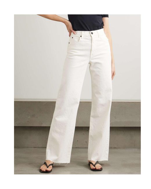 SLVRLAKE Denim White Belt Loop Jeans
