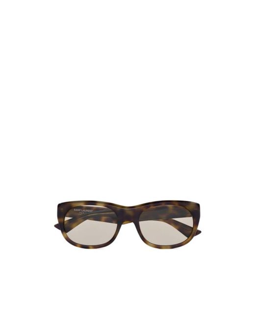 Saint Laurent Multicolor Square Oval Frame Sunglasses