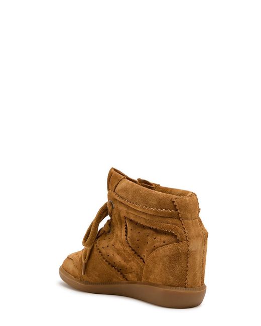 Isabel Marant Brown Height-Increasing Sports Shoes
