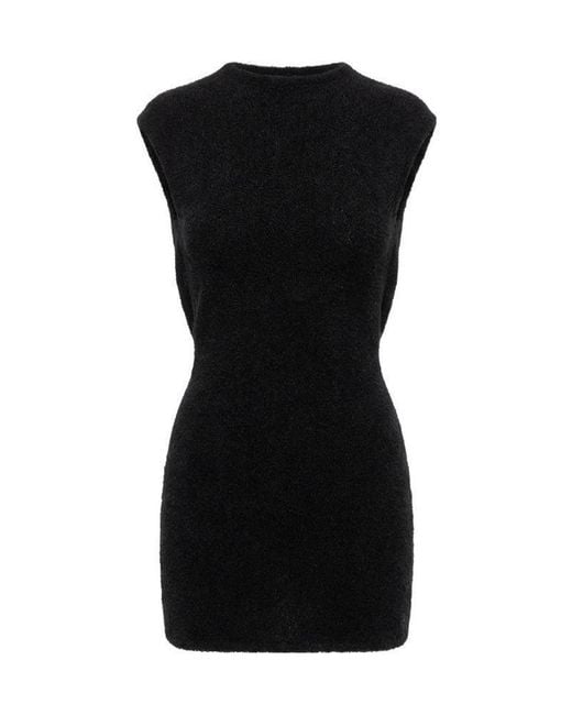 AYA MUSE Black Backless Dress