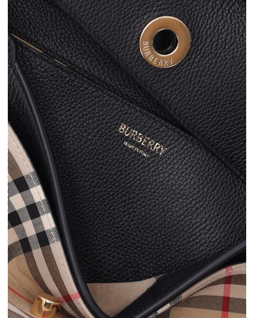Burberry Black Note Medium Shoulder Bag
