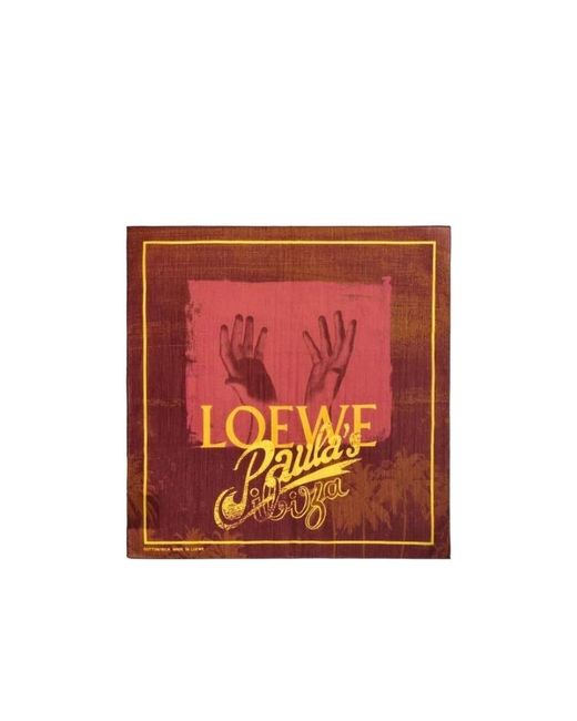 Loewe Red Palm Bandana