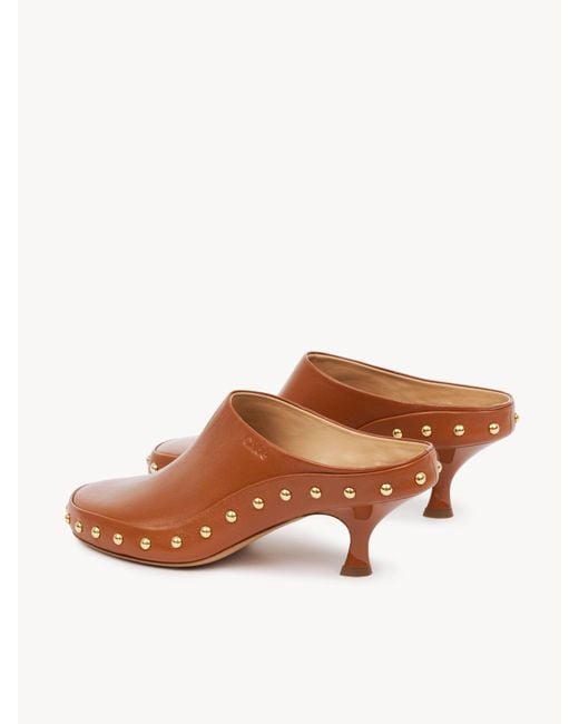 Chloé Brown Chloé Junie Heeled Mules