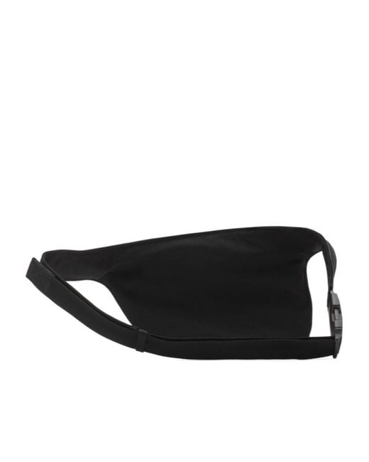 Burberry Black Logo Detailed Zip-Up Belt Bag for men