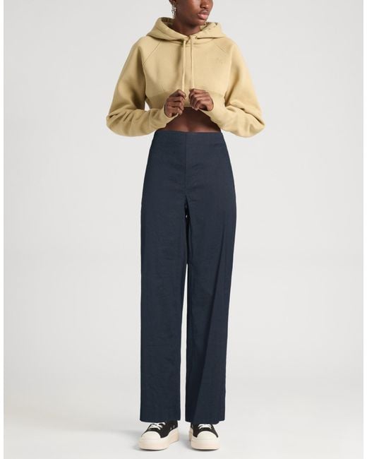 Rag & Bone Blue Solid Stretch Loose Trousers