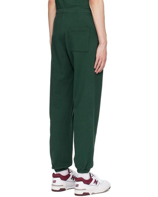 Sporty & Rich Green Loose Waist Sweatpants for men