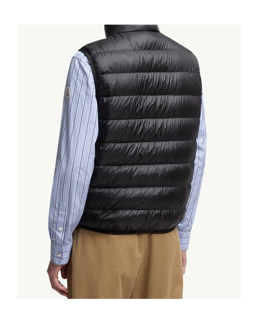 Moncler Black Rocoque Down Vest for men