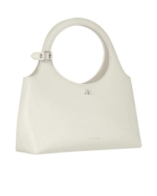 Courreges White Courrèges Holy Day Top Handle Bag