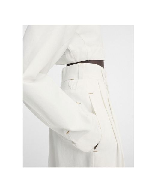 Jacquemus White Tapered Trousers