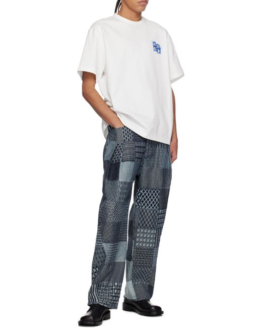 Adererror White Trs Tag T-Shirt 06 for men