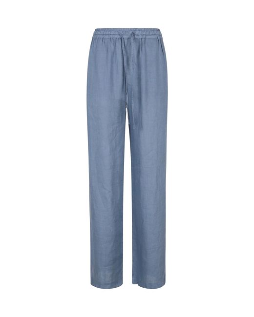 Fay Blue Relaxed Fit Pants