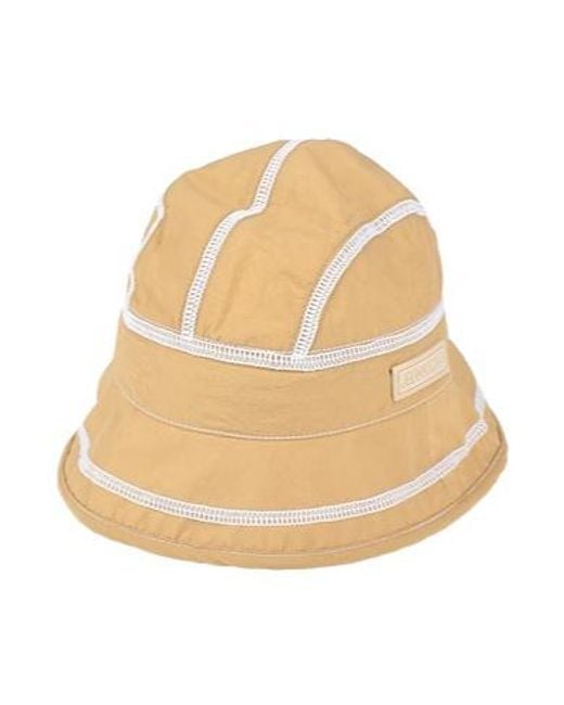 Jacquemus Natural Solid Color Bucket Hat