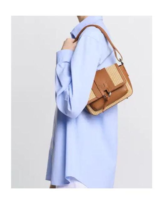 Hogan Brown Trend Flap Bag