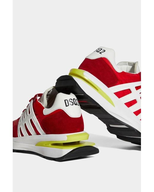 DSquared² Red Low-Top Sneakers for men
