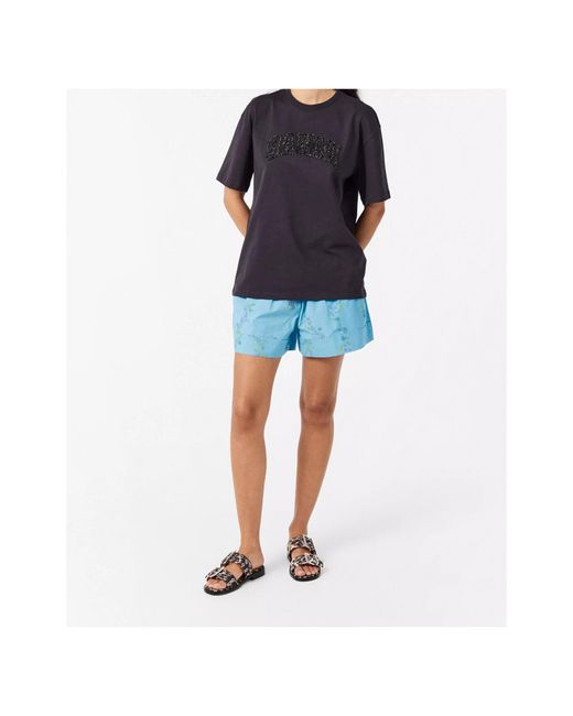 Ganni Blue Shorts