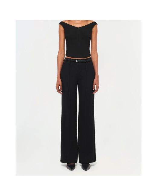 Jonathan Simkhai Black Strapless Top