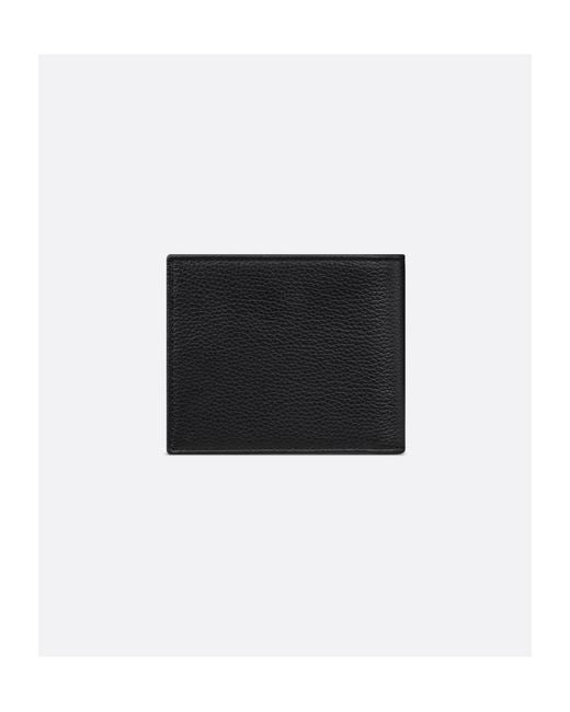 Dior Black Saddle Bifold Wallet for men