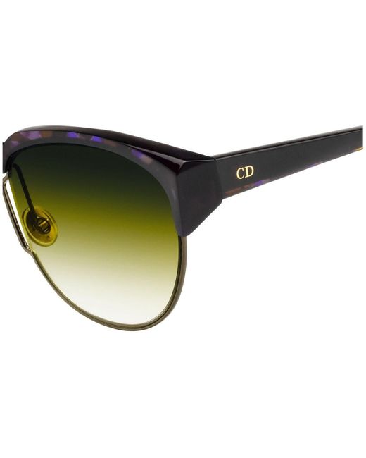 Dior Green Logo Sunglasses