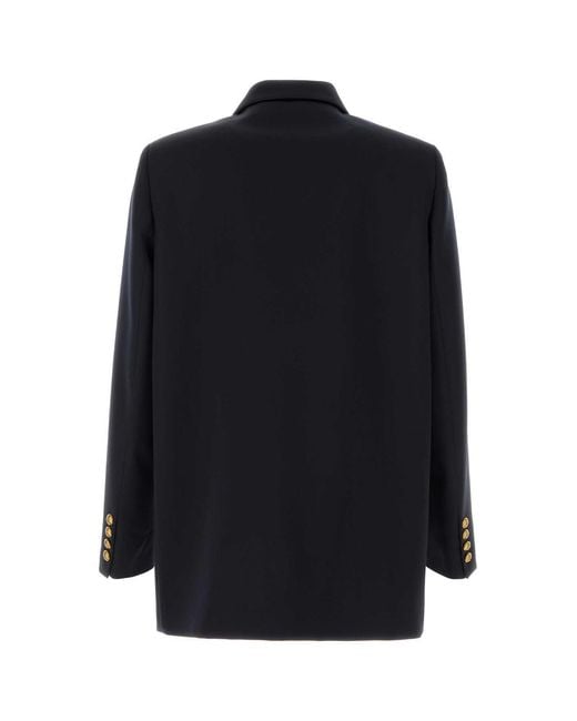 Valentino Blue Sahariana Buttoned Blazer for men