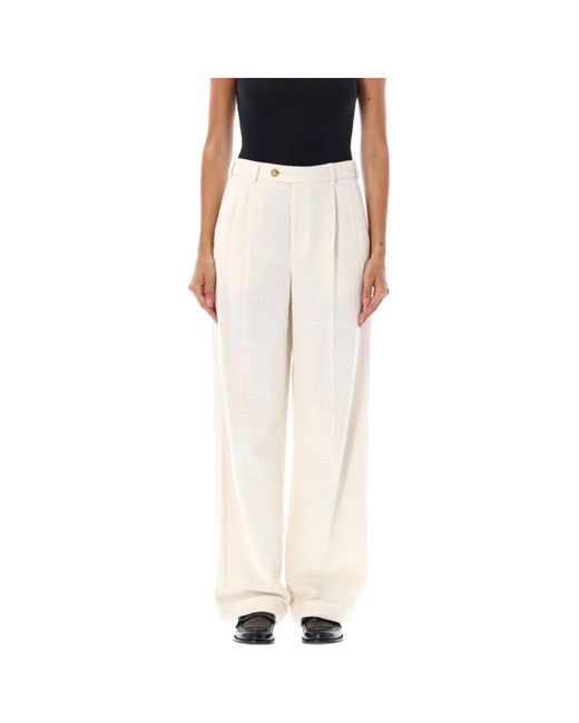 A.P.C. White Melissa Trousers