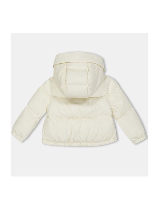 Moncler White Quilted Down Jacket