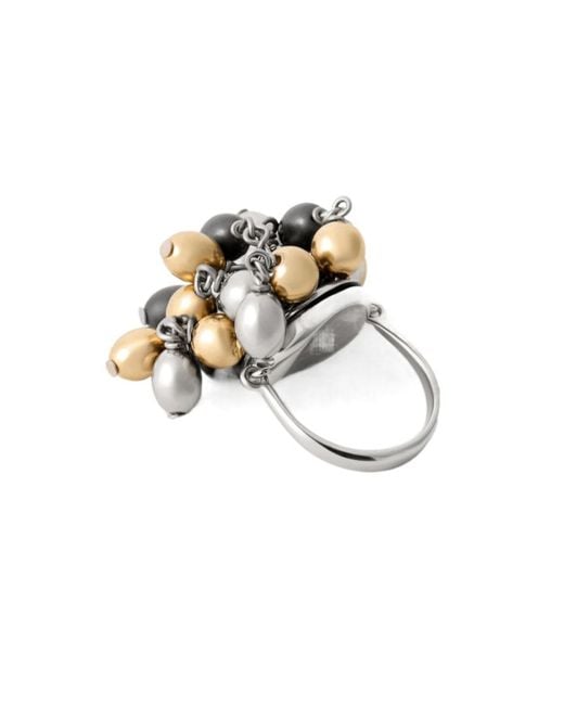 Lemaire White Bague Seeds Ring