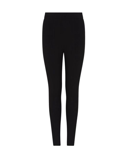 ARMANI EXCHANGE Black Elastic Waist Leggings