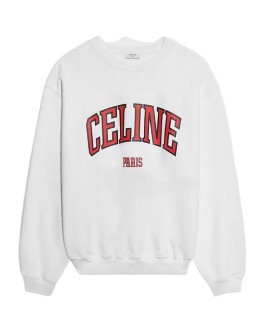 Céline White Sweatshirt for men