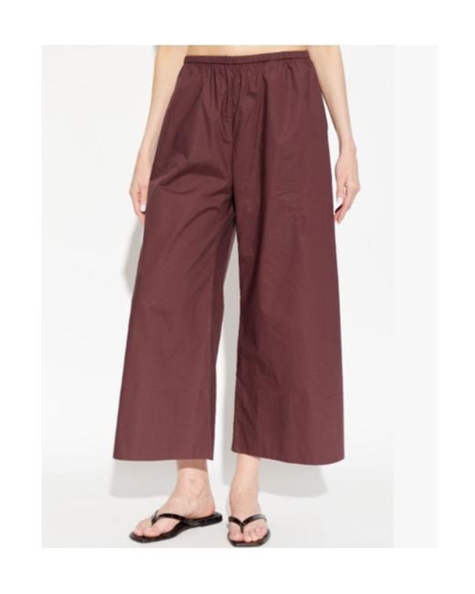 By Malene Birger Red Elastic Waist Casual Pants