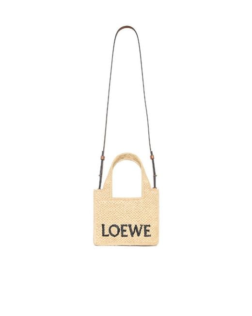 Loewe Natural Mini Font Tote