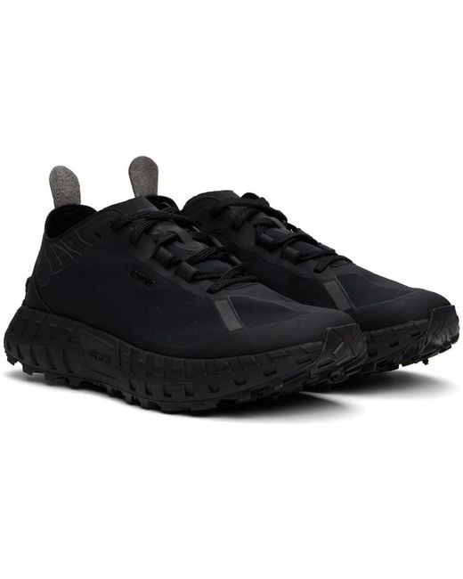 Norda Black Laced Sneakers for men