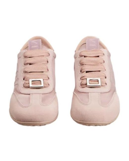 Roger Vivier Pink Viv Low Sneakers