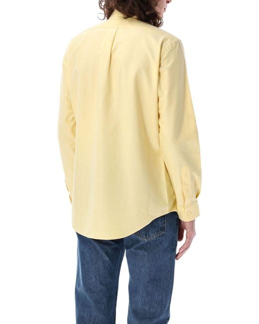Polo Ralph Lauren Natural Polo Pony-Embroidered Buttoned Shirt for men