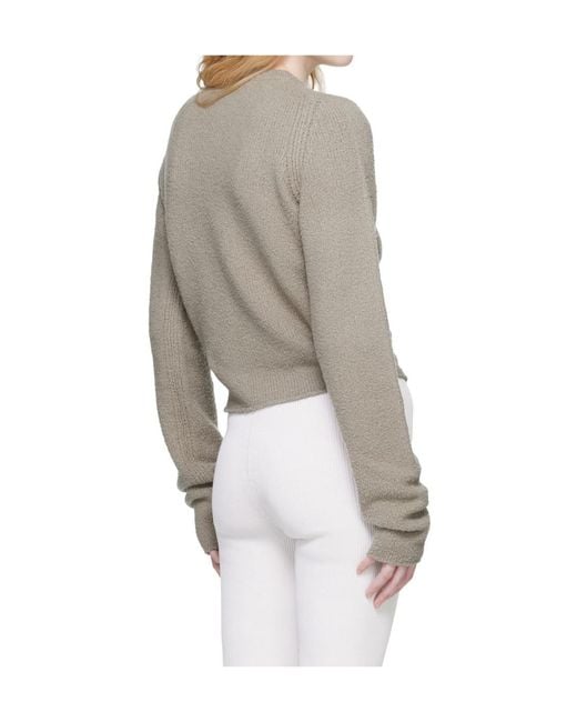 Rier White Long-Sleeved Sweater