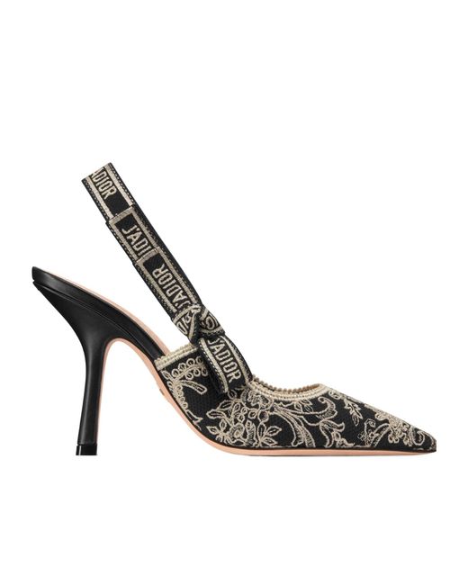 Dior Metallic J'A Slingback Pump