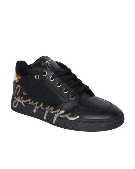 Giuseppe Zanotti Black Sneakers "Gz94" for men