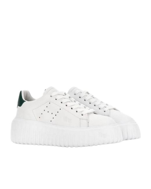 Hogan White Platform Sneakers