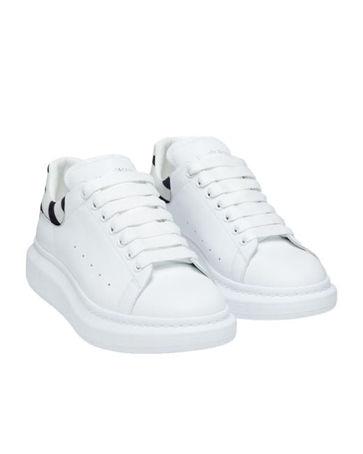 McQueen White Oversized Lace-Up Sneakers for men