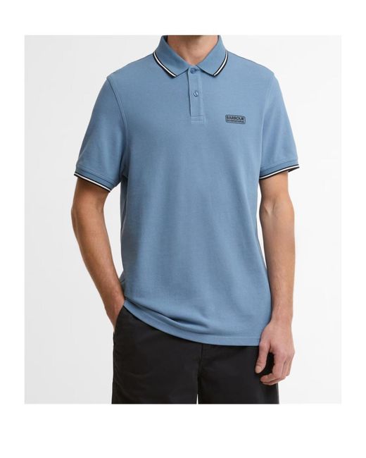 Barbour Blue Evan Polo Shirt for men