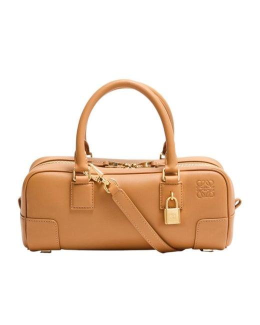 Loewe Brown Amazona 23 Cropped Bag