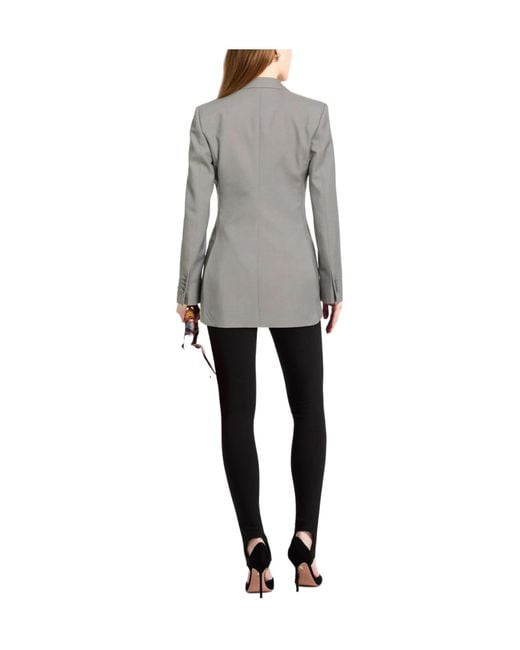 Burberry Gray Simple Single- Suit