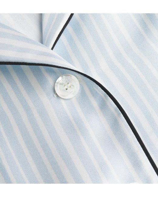 Dior Blue Iviera Short-Sleeved Shirt