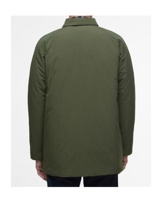 Barbour Green Collared Casual Jacket for men