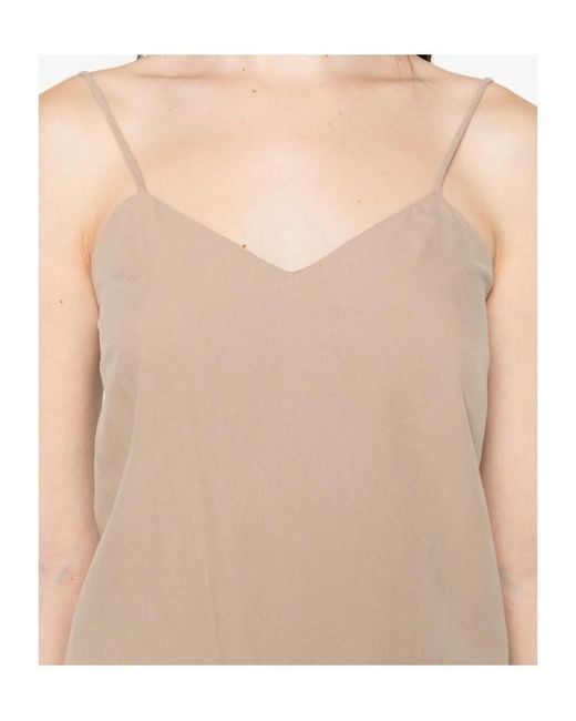 Max Mara Natural Sleeveless Tank Top