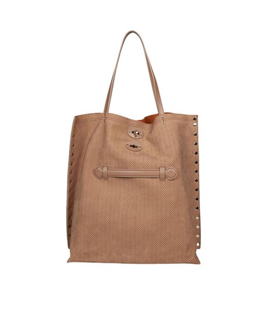 Zanellato Brown Amoretto M Handbag