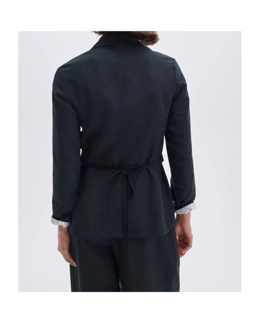 Rag & Bone Blue Long-Sleeved Suit Jacket