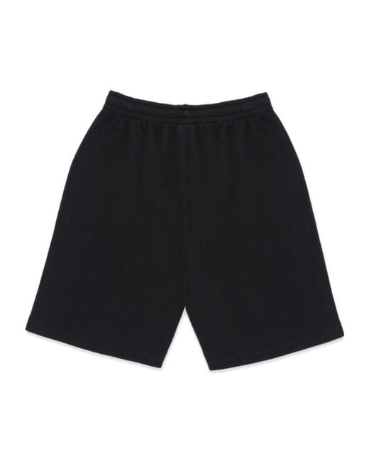 Marcelo Burlon Black County Of Milan Logo Printed Shorts for men